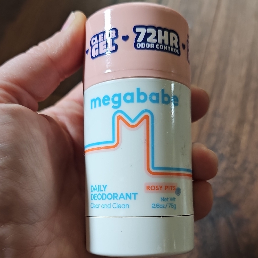 Megababe Daily Deodorant - Rosy Pits (Pink & White)